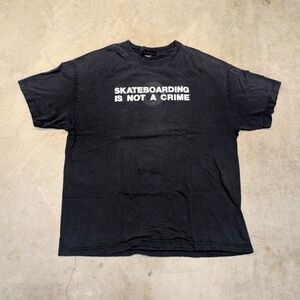 VTG 90s Creature Skateboarding Shirt Mens L? Fading Flaws NHS